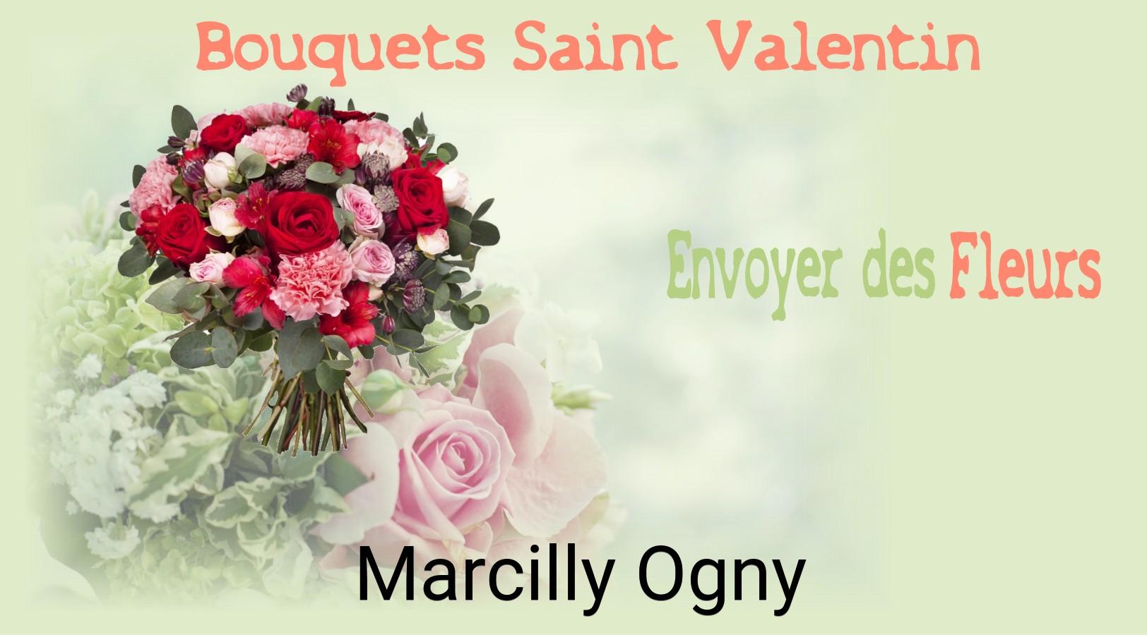 Roses de Saint-Valentin livrées à Marcilly-Ogny